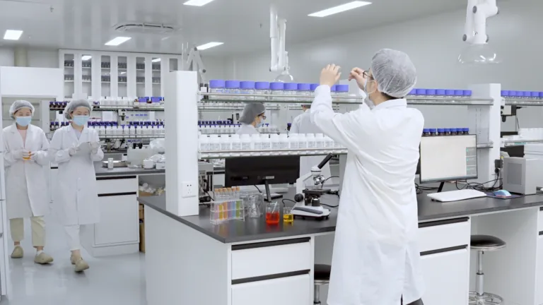 AXDW skincare formulation and sample workspace
